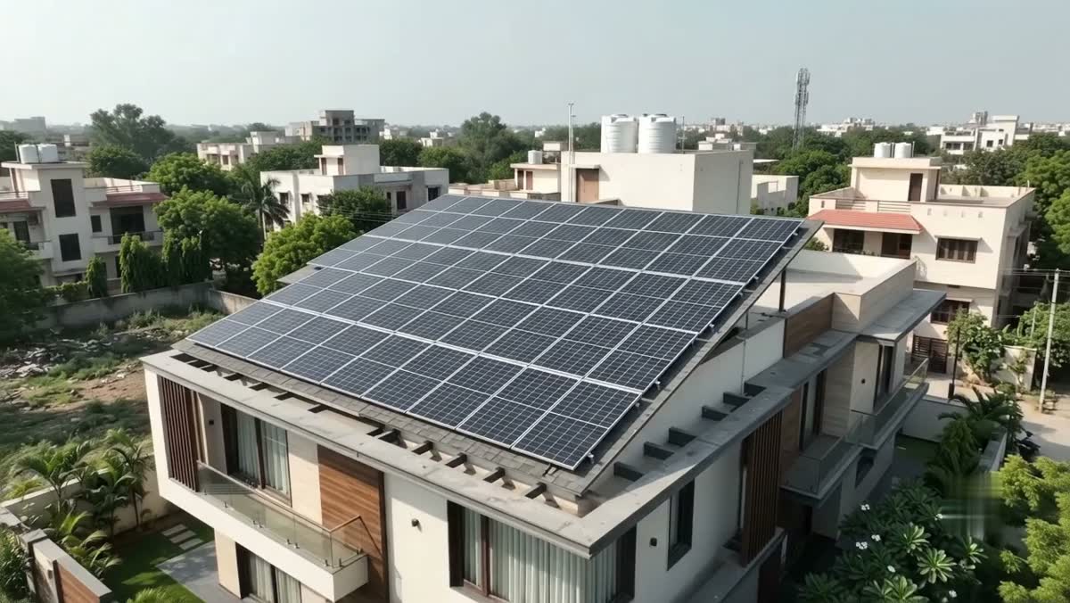 Rooftop solar installation in Bikaner